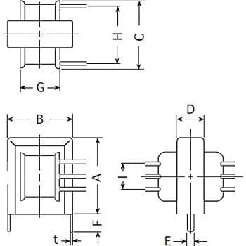 トランジスタ用小型トランス 橋本電気(SANSUI)